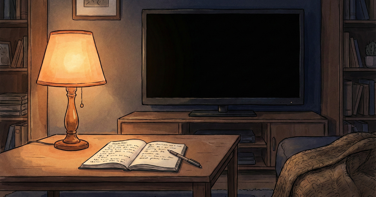 “振り返り”の静かな時間を表現