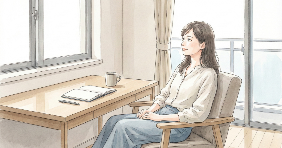 迷わない環境が、思考と自己対話の余白を生む